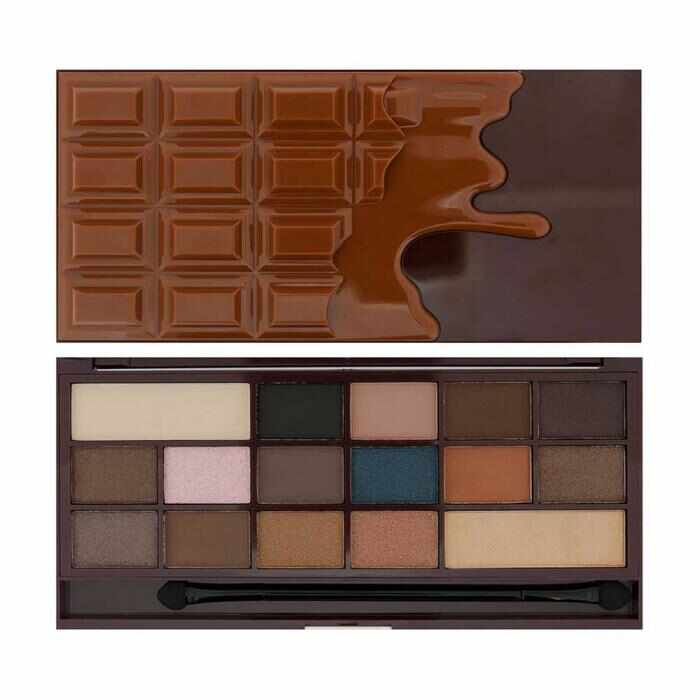 Paleta de Farduri MAKEUP REVOLUTION I Heart Makeup I Love Chocolate - Salted Caramel