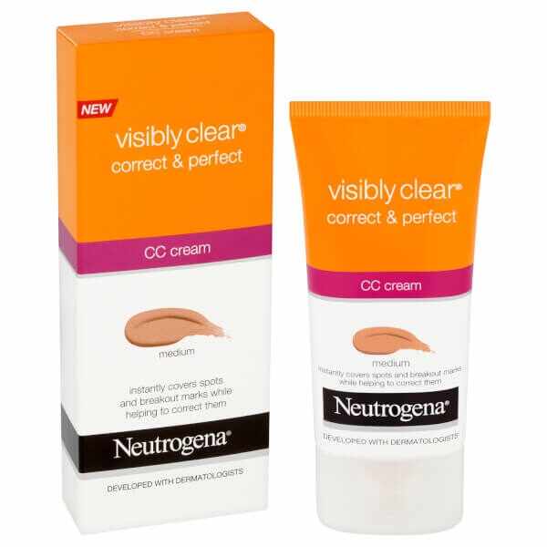 CC Cream Neutogena Visibly Clear Correct Protect - Medium, 50 ml