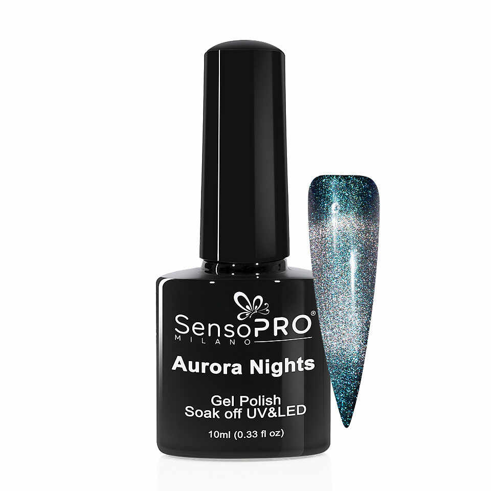 Oja Semipermanenta Aurora Nights SensoPRO 10ml - 01 Night Spirit