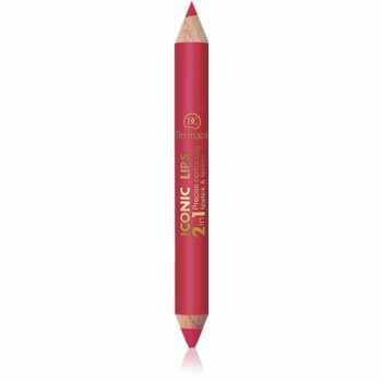 Dermacol Iconic Lips ruj și creion pentru conturul buzelor 2 in 1
