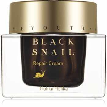 Holika Holika Prime Youth Black Snail crema nutritiva pentru reparare extract de melc