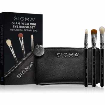 Sigma Beauty Glam N Go set de pensule cu geantă