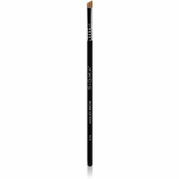 Sigma Beauty E75 Angled Brow Brush perie curbata pentru sprancene