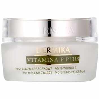 Dermika Vitamina P Plus crema hidratanta anti-rid pentru piele sensibila cu tendinte de inrosire