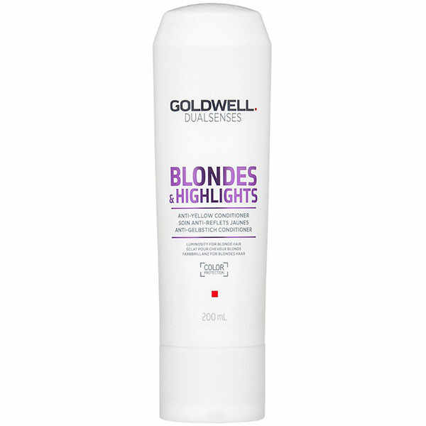 Conditioner Goldwell Dual Sences Blonde & Highlights Anti-Brass pentru par blond 200ml
