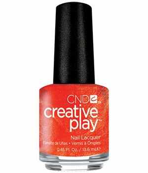 Lac de Unghii CND Creative Play Gel #421 Orange You Curious 15ml