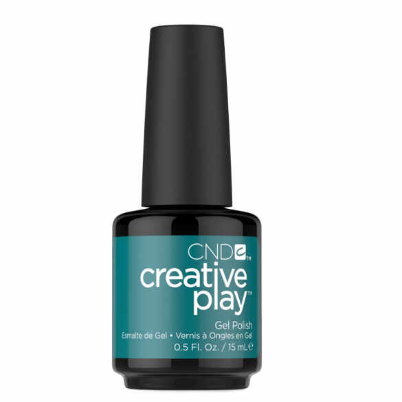 Lac unghii semipermanent CND Creative Play Gel #432 Heat Over Teal 15ml 