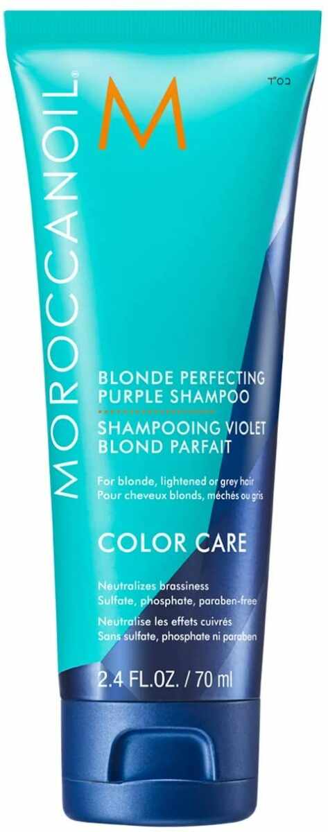 Sampon violet Moroccanoil Blonde Perfecting Purple Shampoo efect pentru neutralizare 70ml