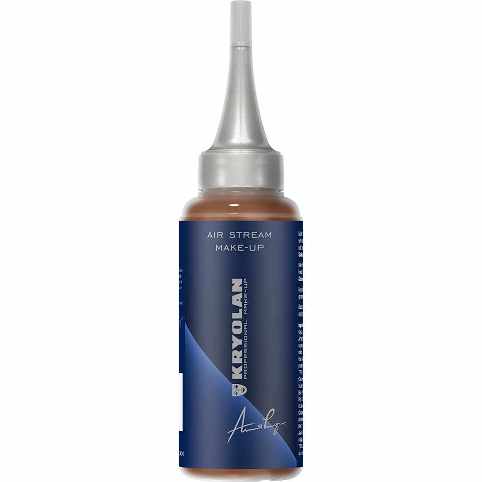 Fard lichid profesional Kryolan Air Stream Make-up Iridescent Bronze2 75ml