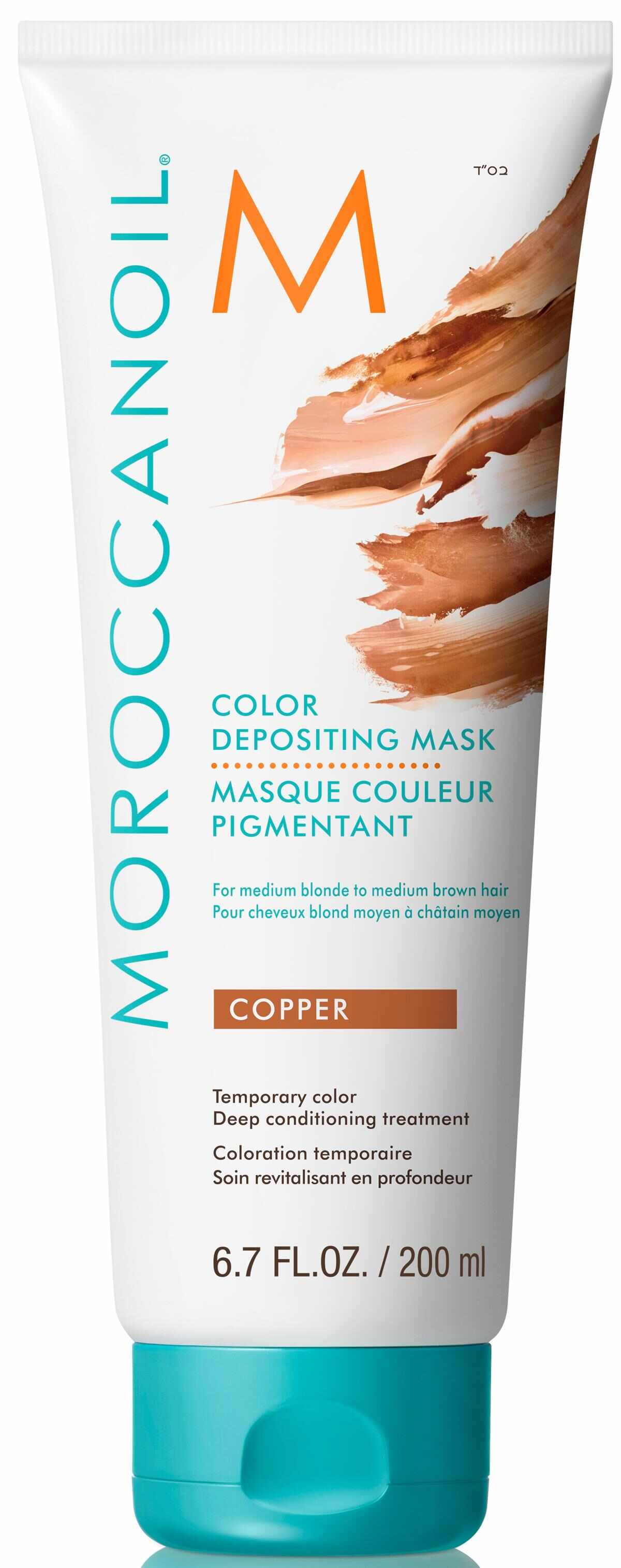 Masca coloranta pentru par Moroccanoil Color Depositing - Copper 200ml