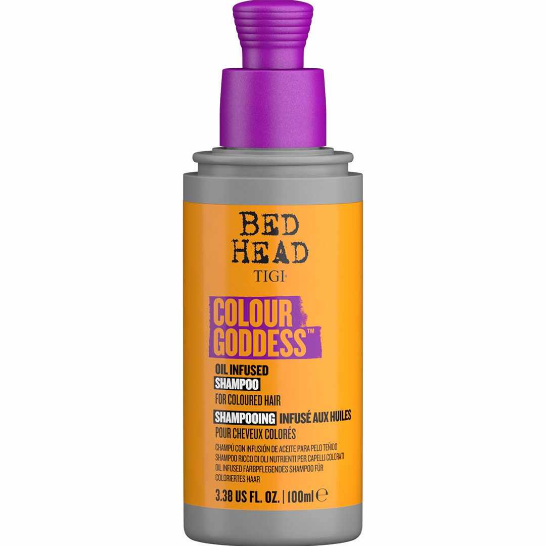 Sampon par vopsit Tigi Bed Head Colour Goddess™ shampoo pentru hidratare, mini 100 ml