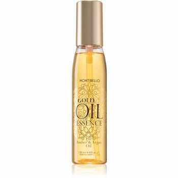 Montibello Gold Oil Amber & Argan Oil ulei pentru regenerarea și protecția părului deteriorat și a vârfurilor despicate cu ulei de argan
