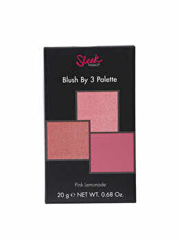 Paleta fard de obraz Sleek MakeUP, Blush By 3, S369 Pink Lemonade, 8 g