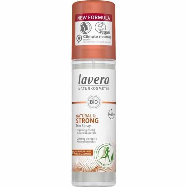 Deodorant Spray Bio Natural & Strong 48h Lavera, 75 ml