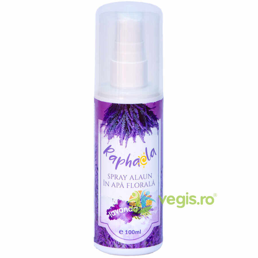 Deodorant Spray Alaun in Apa Florala cu Lavanda 100ml