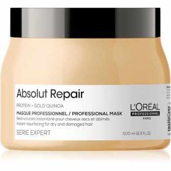 L’Oréal Professionnel Serie Expert Absolut Repair Gold Quinoa + Protein masca profund reparatorie pentru păr uscat și deteriorat