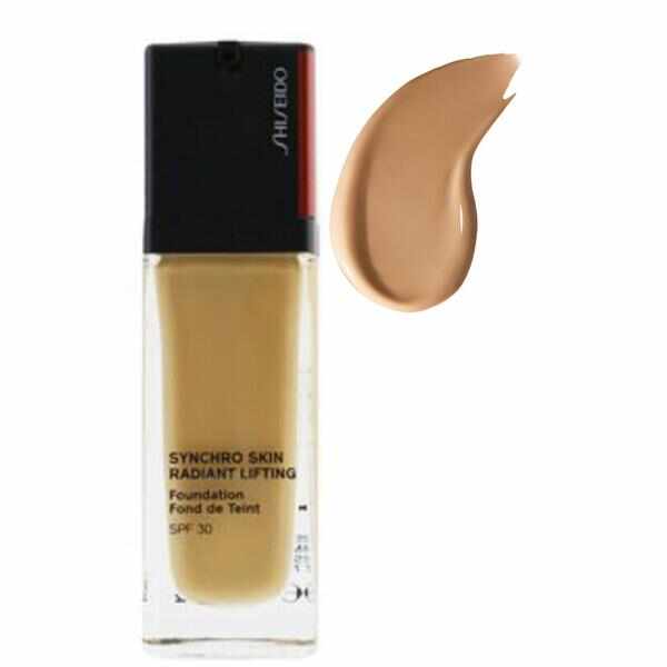Fond de Ten Radiant - Shiseido Synchro Skin Radiant Lifting Fundation SPF 30, nuanta 350 Maple, 30 ml