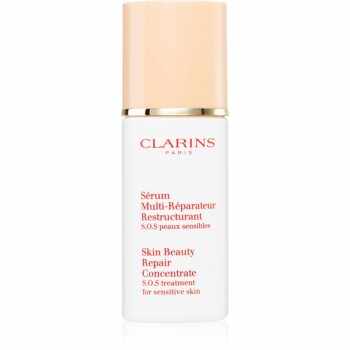 Clarins Skin Beauty Repair Concentrate S.O.S Treatment ser nutritiv cu efect de regenerare pentru piele sensibila cu tendinte de inrosire