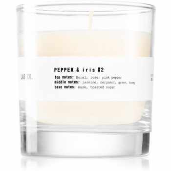 Ambientair Lab Co. Pepper & Iris lumânare parfumată