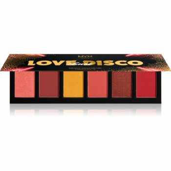 NYX Professional Makeup Love Lust Disco Sweet Cheeks Blush paletă de farduri pentru obraji