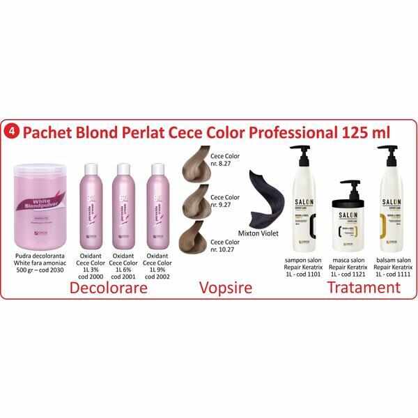 Pachet promo vopsire par - Blond Perlat Luminos Cece of sweden Color Professional