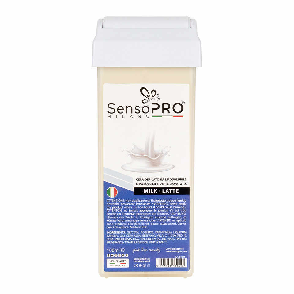 Ceara Epilat Unica Folosinta SensoPRO Milano, Rezerva Milk 100 ml