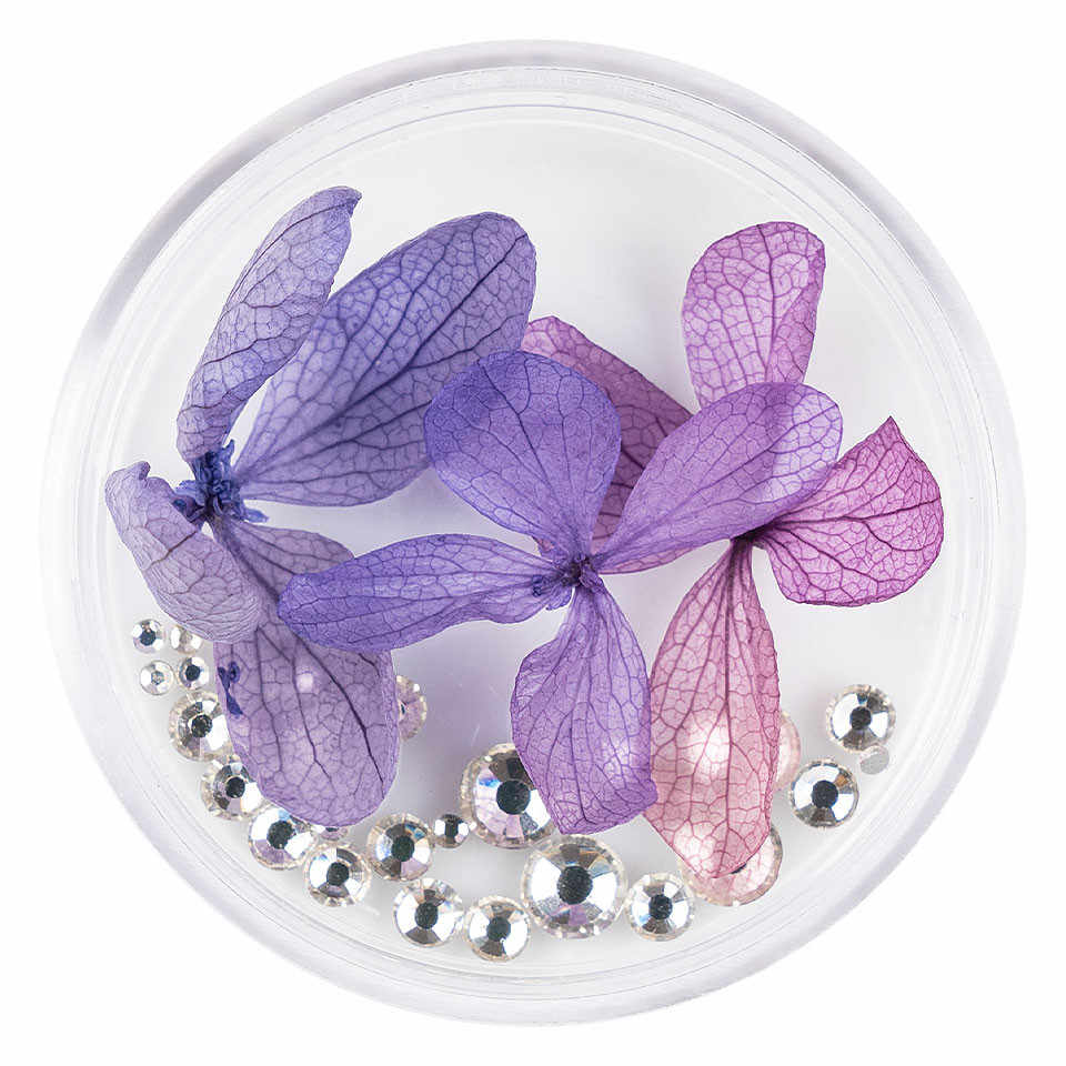 Flori Uscate Unghii LUXORISE cu cristale - Floral Fairytale #19
