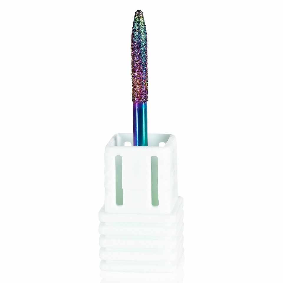 Capat Freza Diamant Cuticule LUXORISE Rainbow Cone, fina #256