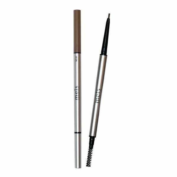 Creion pentru sprancene Meis Cosmetics double-pen Natural eyebrow pen, light brown, 0.1 g