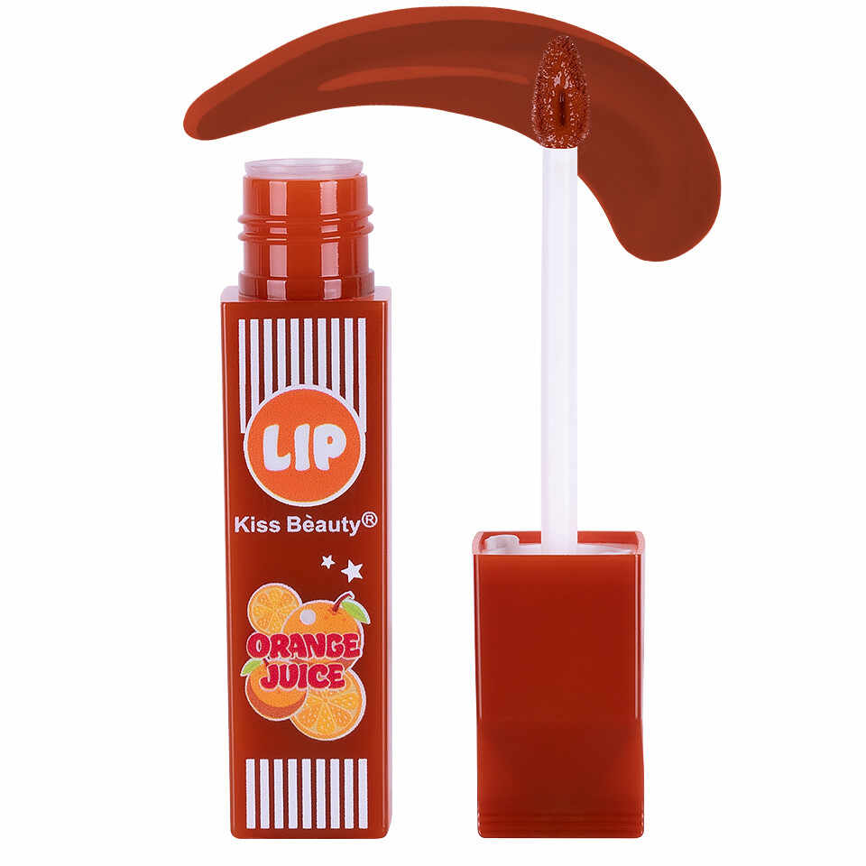 Lip Gloss Kiss Beauty Orange Juice
