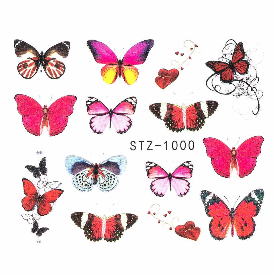 Tatuaj Unghii LUXORISE Butterfly Glare, STZ-1000