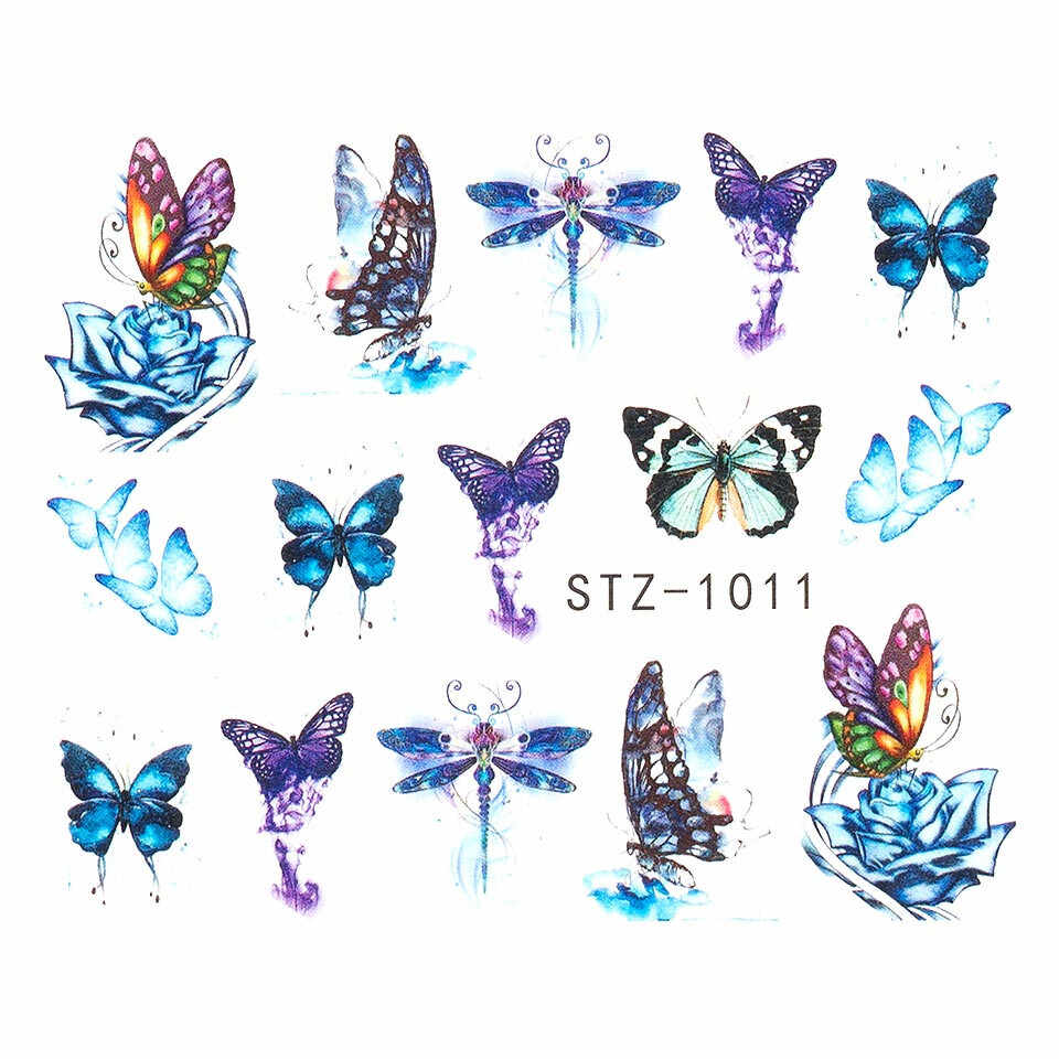 Tatuaj Unghii LUXORISE Butterfly Grace, STZ-1011