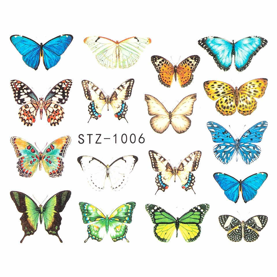 Tatuaj Unghii LUXORISE Butterfly Obsession, STZ-1006