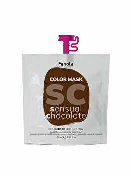 Masca nuantatoare pentru par Fanola, Color Mask, Sensual Chocolate, 30 ml