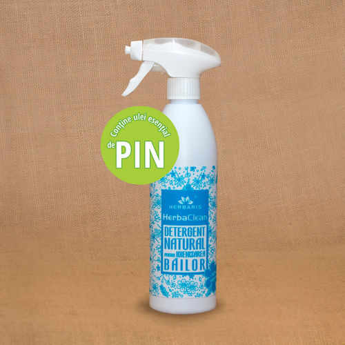 Detergent natural pentru igienizarea băilor cu Pin , 500ml | Herbaris