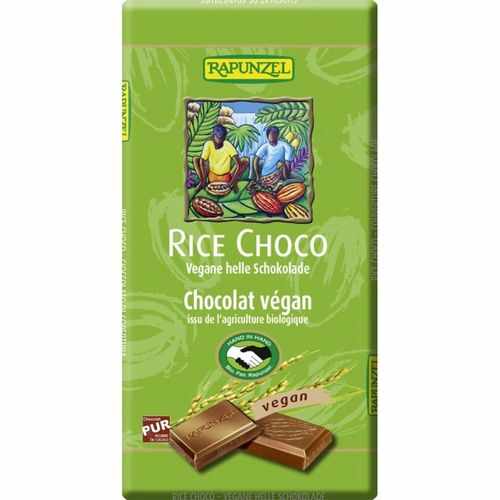 Ciocolată Vegană cu Lapte de Orez, 100g | Rapunzel