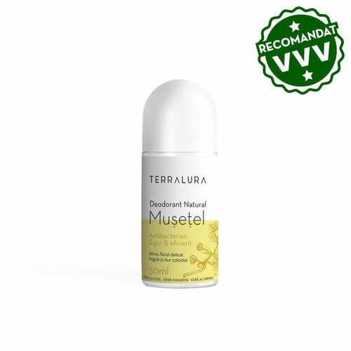 Deodorant Roll-on Natural Mușețel, 50ml | Terralura