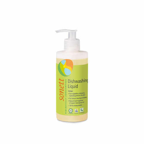 Detergent Ecologic Pentru Spălat Vase - Lămâie, 300ml | Sonett