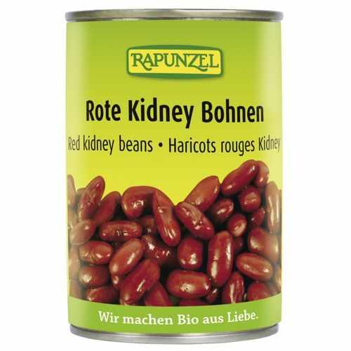 Fasole Kidney rosie in doza 400g | Rapunzel