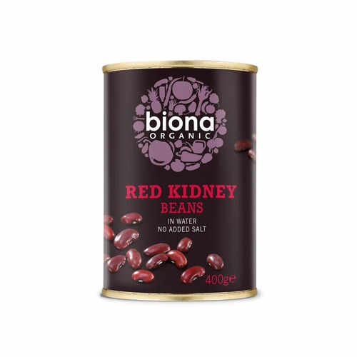 Fasole Roșie Red Kidney Boabe Conservă ECO, 400g | Biona