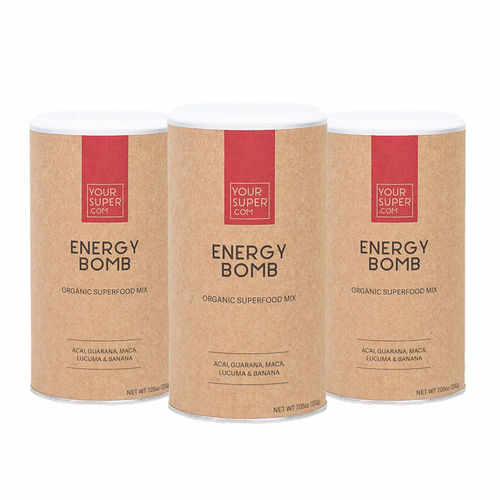 Pachet Cură Completă ENERGY BOMB Organic Superfood Mix, 3x 200g | Your Super