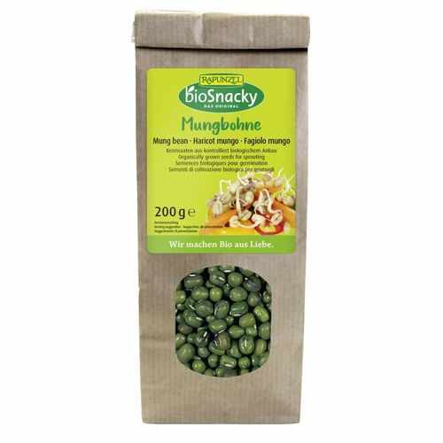 Seminte de fasole Mung pentru germinat, 200g | Rapunzel - BioSnacky