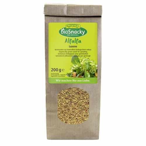 Seminte de lucerna pentru germinat 200g | Rapunzel - BioSnacky