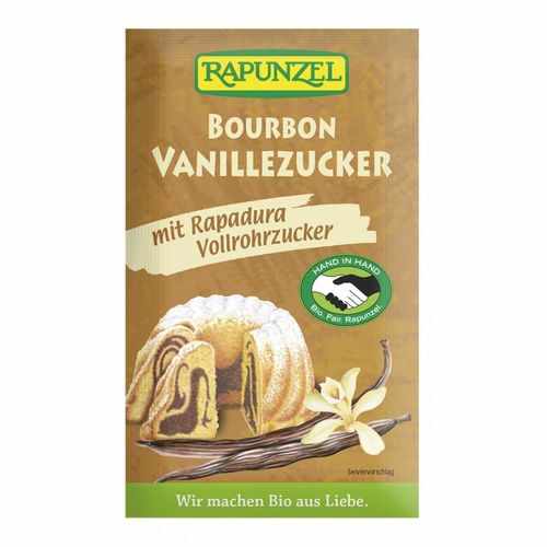 Zahar Vanilie Bourbon integral bio, 8g | Rapunzel