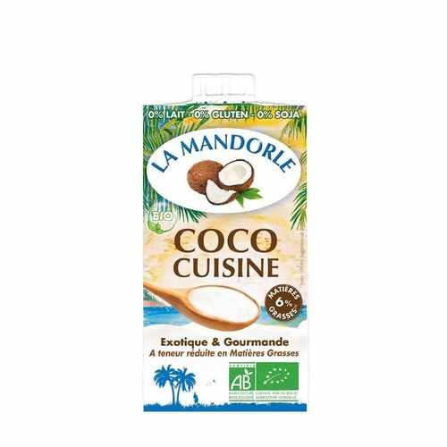 Cremă de Cocos Pentru Gătit, 250ml | La Mandorle