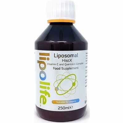 HistX Complex lipozomal de Vitamina C și Quercitin, 250ml | Lipolife