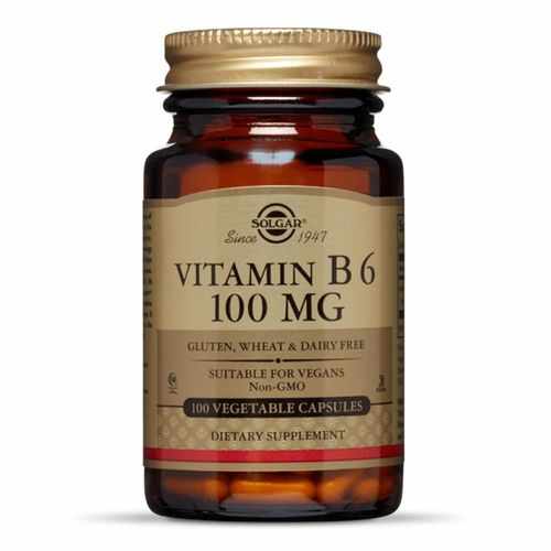 Vitamina B6 100mg, 100 capsule | Solgar