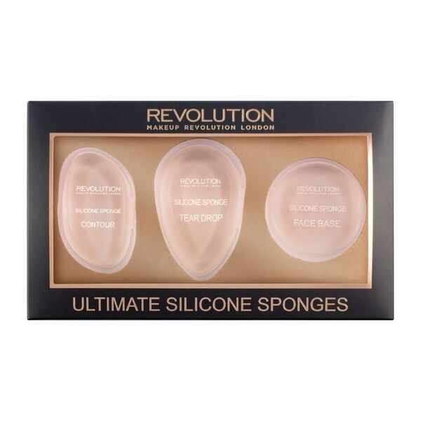 Set 3 Bureti Silicon Makeup Revolution Ultimate Silicone Sponges