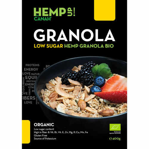 Granola Low Sugar ECO Hemp Up, 400 g | Canah