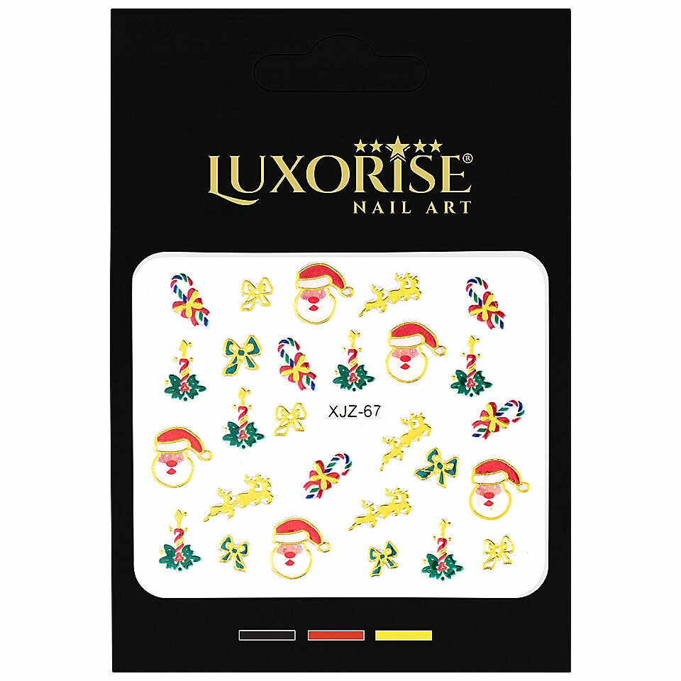 Sticker 3D Unghii LUXORISE, Christmas Story XJZ-67